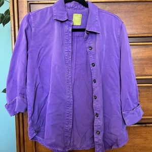 Pulp size small purple button down shirt - NWOT
